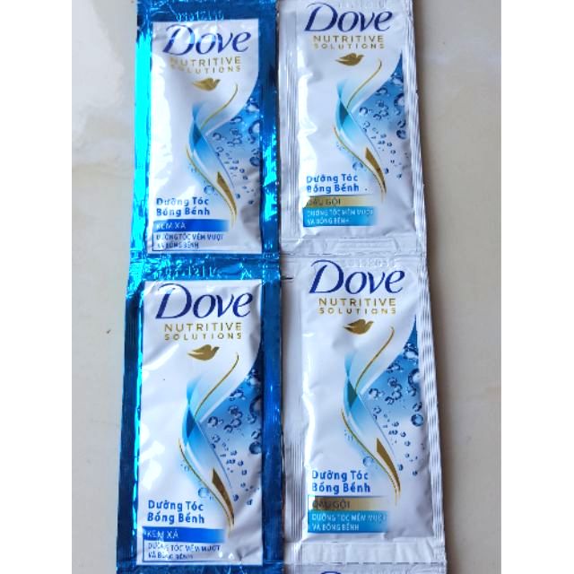 10 gói gội dove gói rời (chỉ có gội)