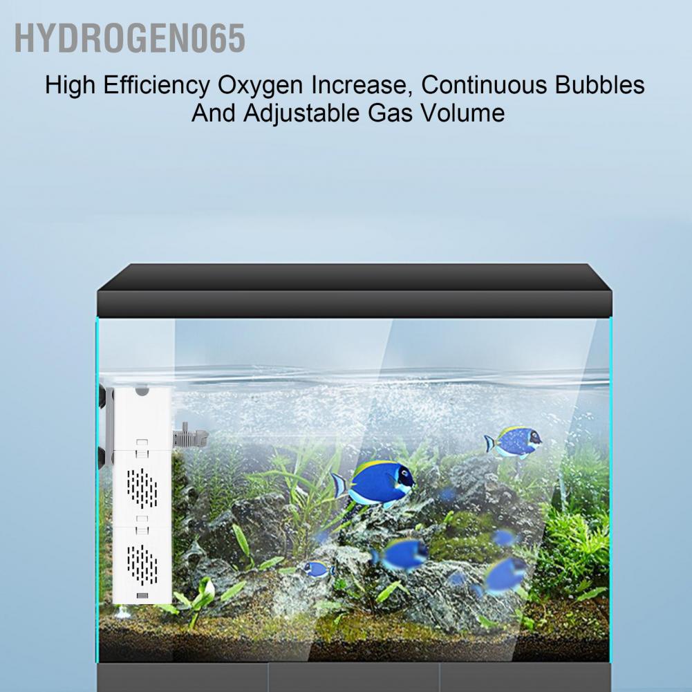 Bể cá tích hợp bộ lọc Lọc tuần hoàn Oxy ‑ Tăng Phụ kiện hồ cá đa năng 15W 1000L/H Hydrogen065