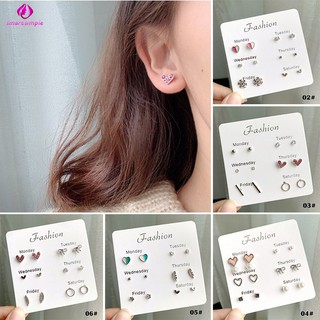 Set 6 hoa tai thời trang Nhật Bản Hàn Quốc thời trang cho nữ