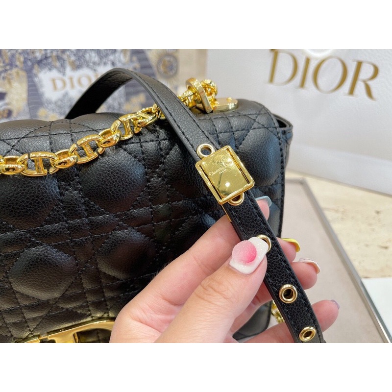 Túi xách Diỏr caro chất da bò hàng order trung