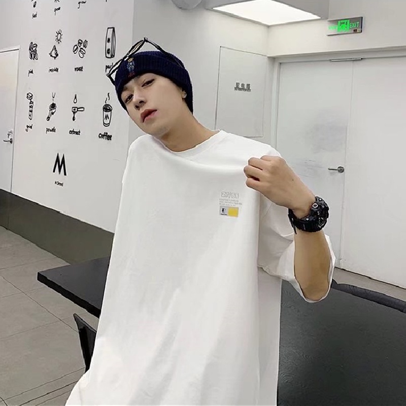 Áo Thun Tay Ngắn Dáng Rộng In Họa Tiết Thời Trang Mùa Hè Phong Cách Hàn Quốc Cho Nam Và Nữ Size M-5XL