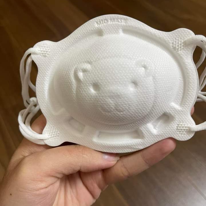 Sỉ Thùng 12 Sét Khẩu Trang Gấu Mio Mask Công Nghệ Nhật Túi 3 Cái Dành Cho Bé Sơ Sinh 1-3 tuổi