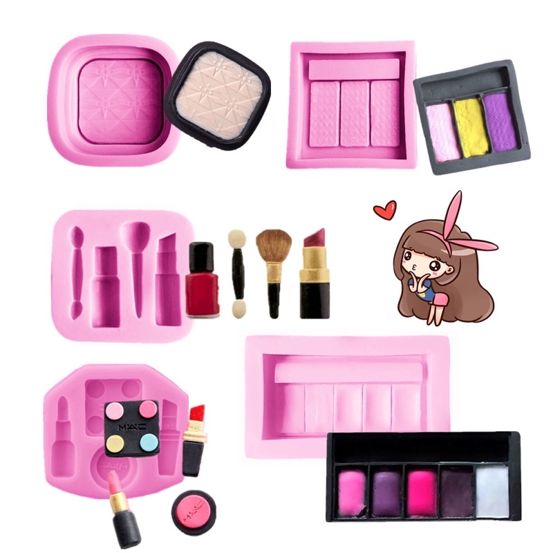 Khuôn silicone son phấn