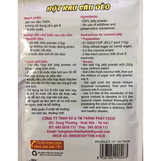 Bột làm thạch rau câu 3D (gói)