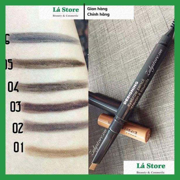 Chì Kẻ Mày 2 Đầu The Face Shop Designing Eyebrow Pencil