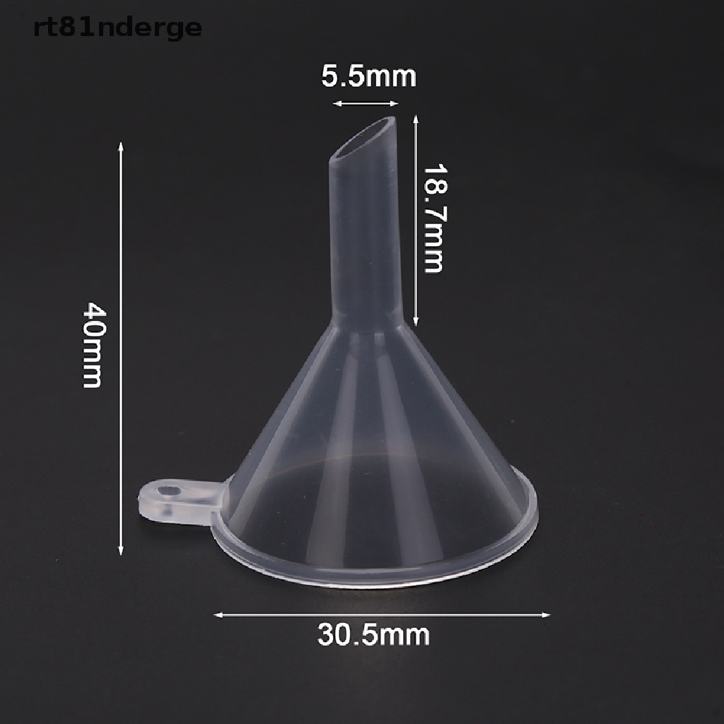 【ge】 5pcs New Small Plastic For Perfume Diffuser Bottle Mini Liquid Oil Funnels Lab .