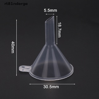 【ge】 5pcs New Small Plastic For Perfume Diffuser Bottle Mini Liquid Oil Funnels Lab .