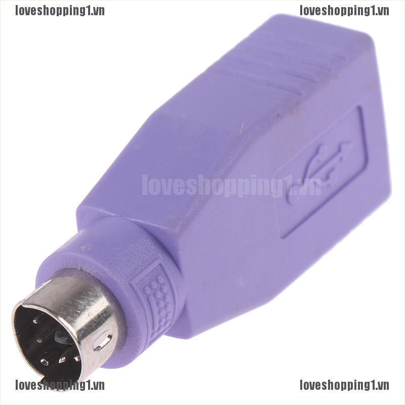 Bộ Chuyển Đổi Lovon 1pc Usb Female Sang Ps2 Ps / 2 Male