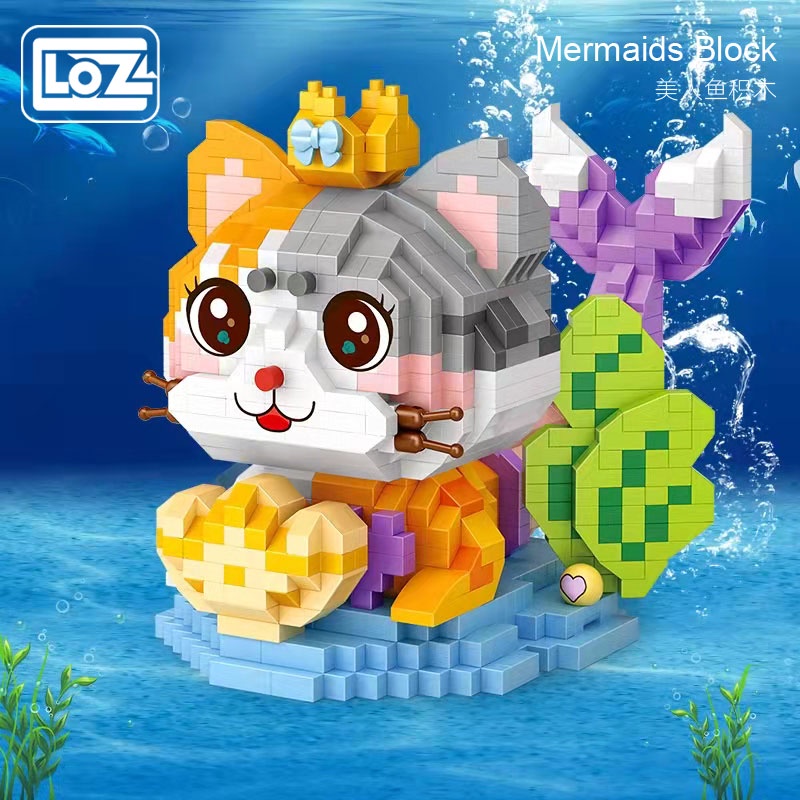 Loz Bộ Đồ Chơi Lắp Ráp Mô Hình Nàng Tiên Cá