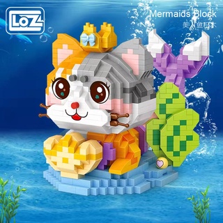 Loz bộ đồ chơi lắp ráp mô hình nàng tiên cá