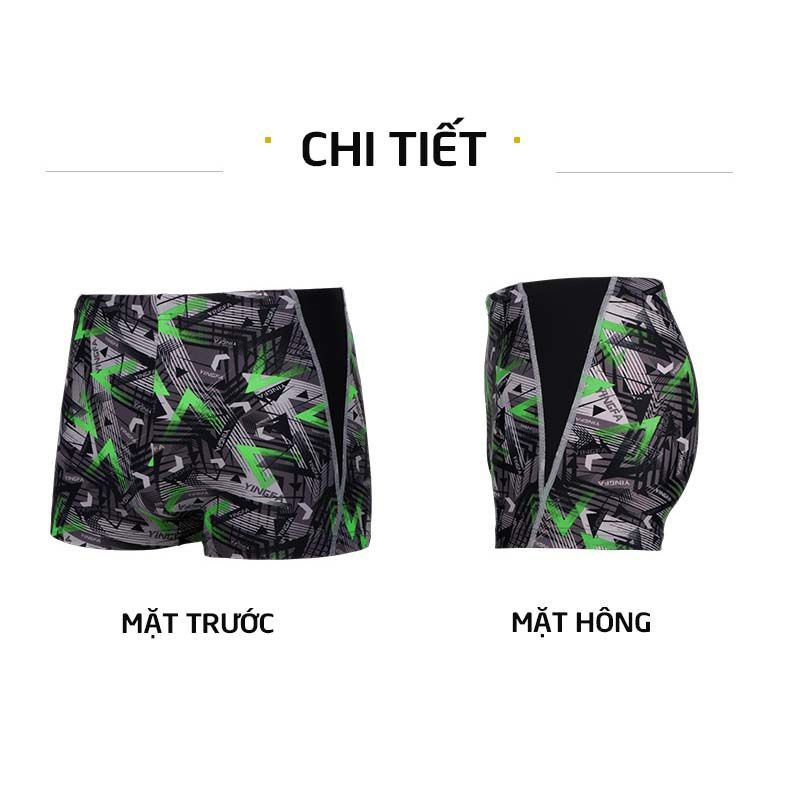 Quần bơi nam Boxer in hoạt tiết Yingfa Y3907