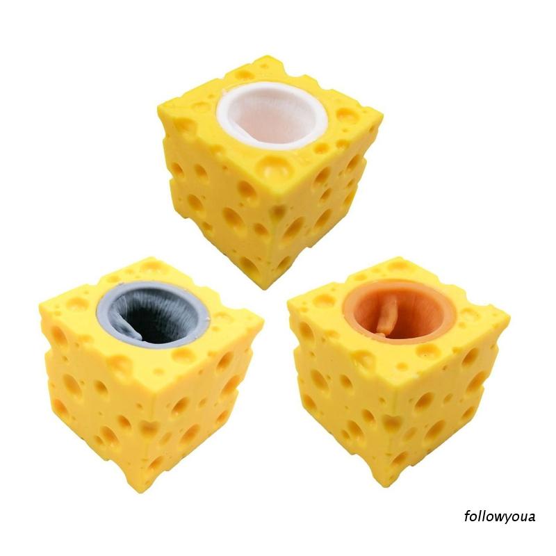 Bộ Đồ Chơi Phô Mai Nhựa Mini Màu Sắc Tươi Sáng Giúp Giảm Căng Thẳng