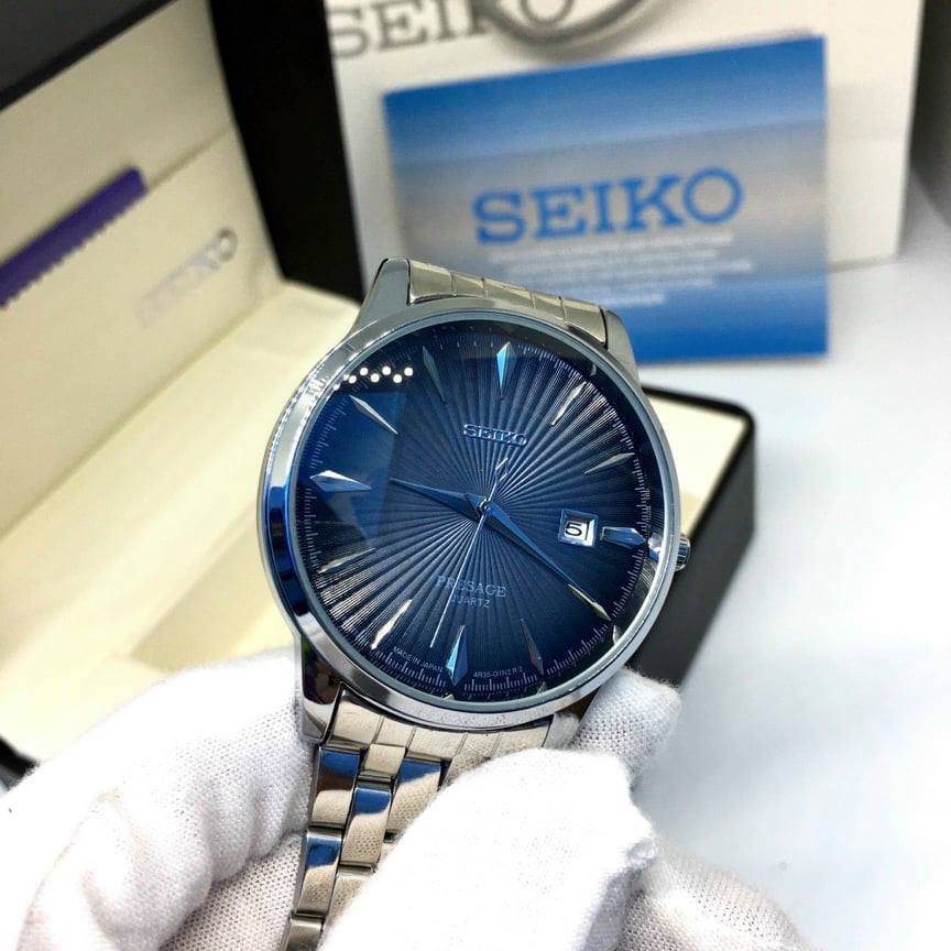 Đồng hồ Seiko nam - Khung thép không gỉ - Mặt kính cong chống sước - Giá rẻ không ở đâu rẻ hơn seiko-Shop | BigBuy360 - bigbuy360.vn