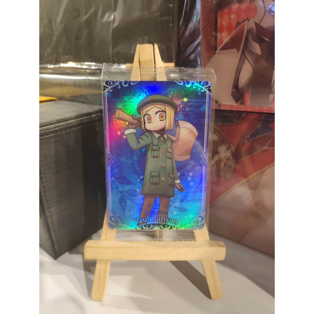 Thẻ bài bánh xốp Fate Grand Order FGO Paul Bunyan SP - Super Rare - Tặng bọc bài nhựa bảo quản