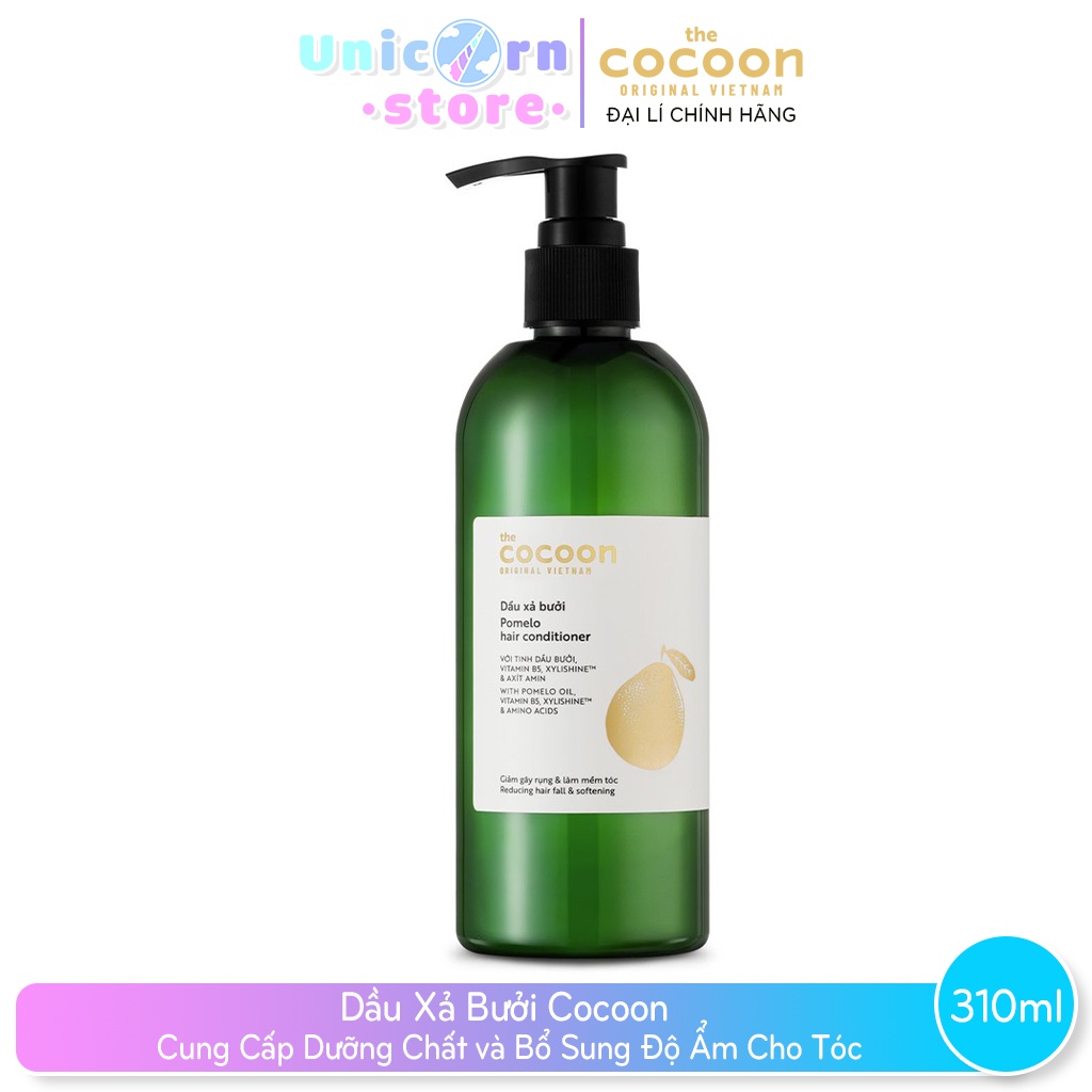 Dầu Xả Bưởi Cocoon Dưỡng Ẩm và Giảm Gãy Rụng Tóc 310ml