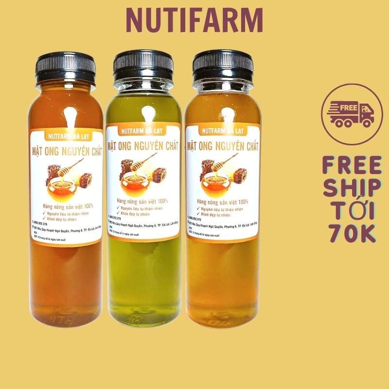 Mật ong nguyên chất hoa cà phê, hoa bạc hà, hoa cỏ kim | NUTIFARM đặc sản đà lạt