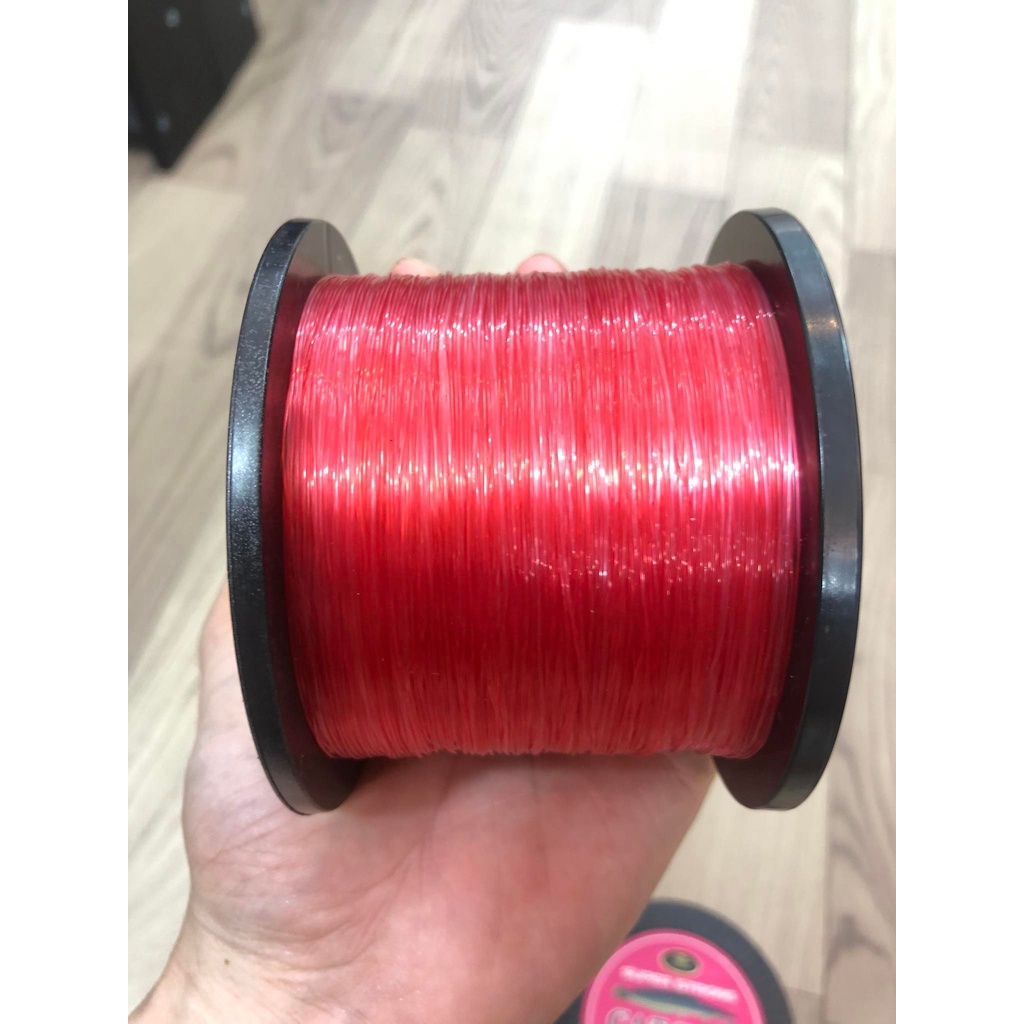 Cước câu cá mono Coastline CatFish 500m Màu Hồng Dâu