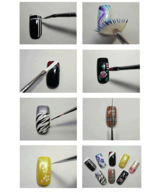 Bộ cọ 15 cây làm móng Nail