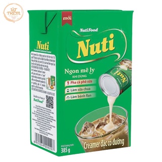 Sữa Đặc Nuti Có Đường Hộp Giấy 385g