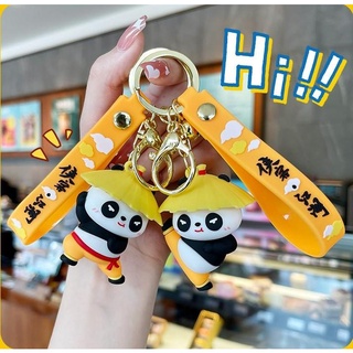 Móc chìa khóa móc trang trí túi xách balo gấu trúc kungfu panda đáng yêu