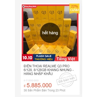 Điện Thoại Realme Q3 Pro 5G chip Dimensity 1100 Pin 4500 - Sạc nhanh 30W Khang Nhung - Hàng nhập khẩu