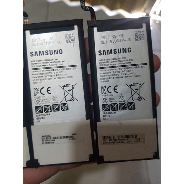 pin samsung s7 edge zin bốc máy sử dụng ok