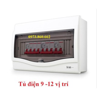 Tủ điện âm tường gài aptomat - tủ cài át , 9-12 vị trí, hộp gài át -TBĐ -Thiết bị điện giá tốt