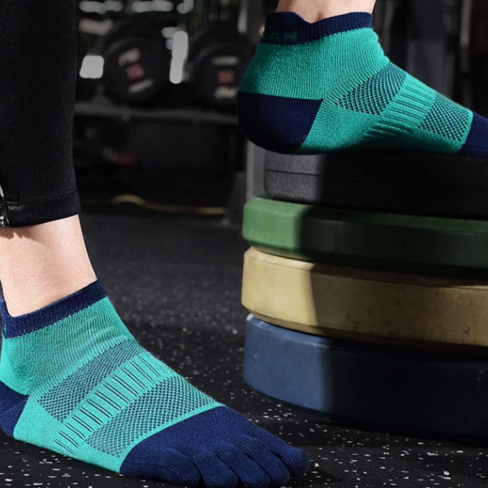 Vớ Cotton Năm Ngón Mềm Mại Chống Trượt Kiểu Dáng Thể Thao Cho Nam Và Nữ
