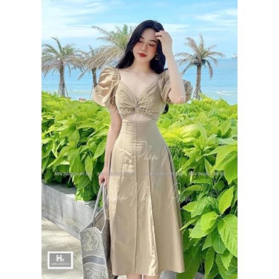 [ 𝐅𝐑𝐄𝐄 𝐒𝐇𝐈𝐏 ] SET VÁY XOẮN NGỰC TAY BỒNG 3 MÀU