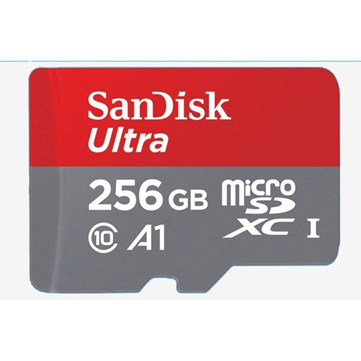 Thẻ nhớ micro SD san disk Ultra A1 256GB SDXC 100Mbs