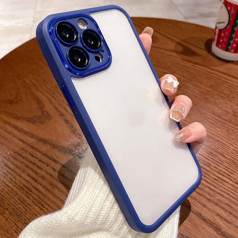 Ốp Điện Thoại Silicon Cứng Trong Suốt Chống Sốc Chống Rơi Cho iPhone XS MAX XR XS 8 7 Plus SE2020 11 Pro