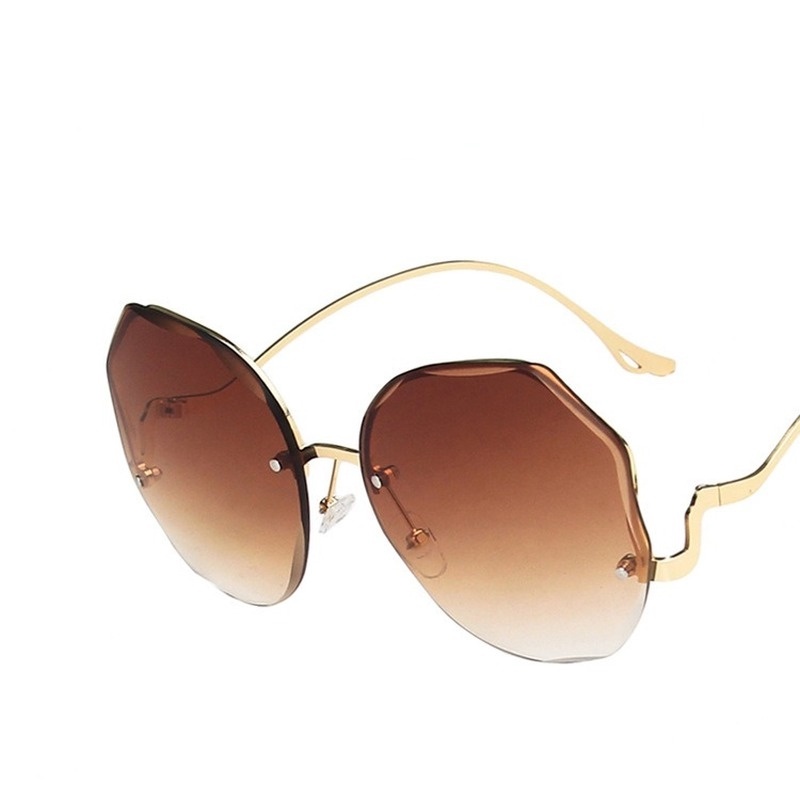 Kính mát tròn không gọng màu kẹo phong cách Hàn Quốc thời trang cho nam nữ