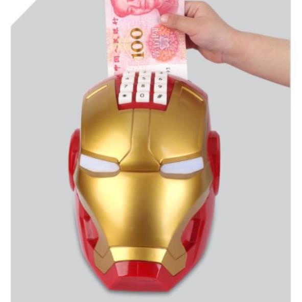 Két sắt mini 💓Giá Sỉ💓 Két sắt mini hình Iron Man cho bé, máy tiết kiệm tiền dành cho bé, kiểu dáng độc đáo 5983