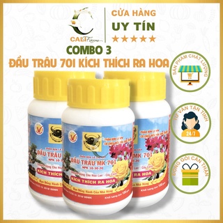 [Combo 3] Phân Bón Đầu Trâu 701 Kích Thích Ra Hoa 100g