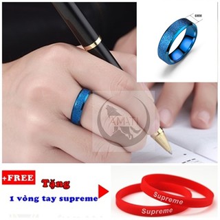 Nhẫn nam thời trang chất lừ phong cách gtm152 (tặng vòng tay supreme)