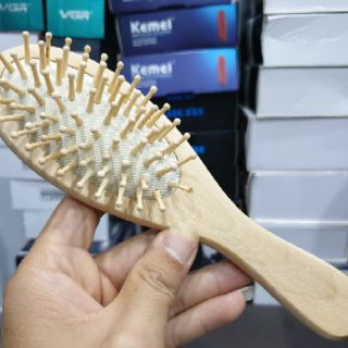 Lược Gỗ Chải Tóc Gỡ Rối Mát Xa Đầu, Lược Tre Chải Tóc Rối Óng Mượt Tự Nhiên.(Ảnh thật)