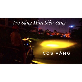 Đèn trợ sáng MINI Cos vàng pha trắng - Vindecal BD