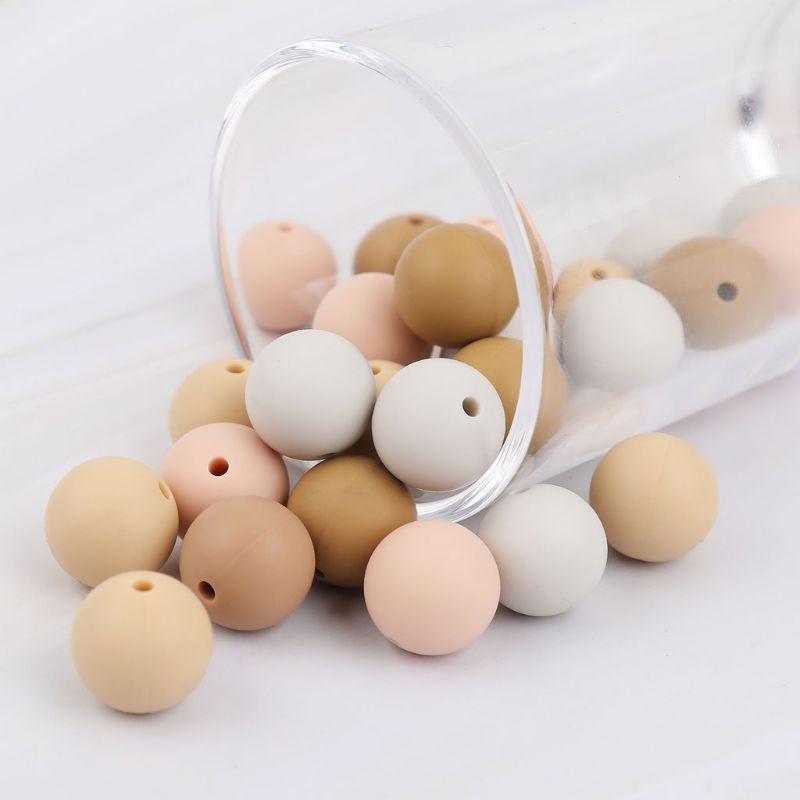 : Ojito 20 cái : aby : eether : ilicone : eads 15mm : : : eychain : aking : e : e : eething : ecklace : ccessor