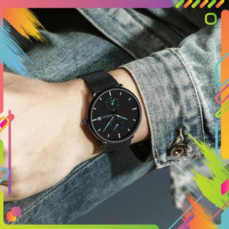 [Chính Hãng 100%] Đồng Hồ Nam - Đồng hồ thời trang Nam PAGINI PA9966 Dây Titanium Cao Cấp - Bảo Hành