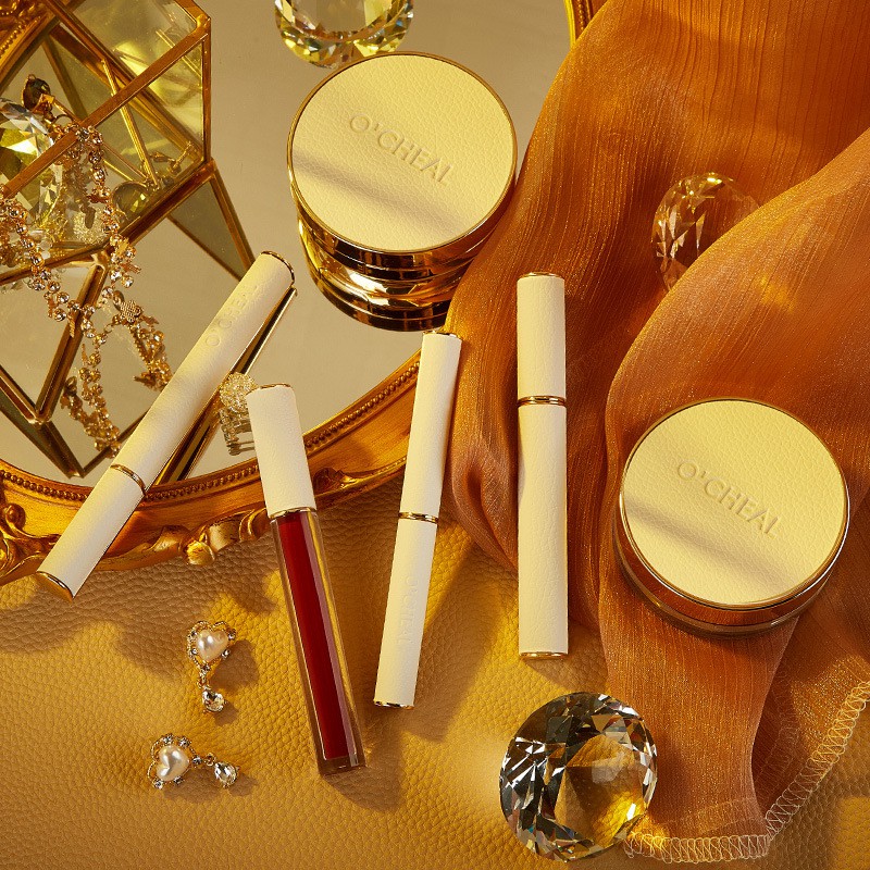 (Hàng Mới Về) Bộ Mỹ Phẩm Trang Điểm 6 Trong 1 Gồm Kem Bb Son Môi Bút Kẻ Mắt Phấn Phủ Mascara Phấn Phủ