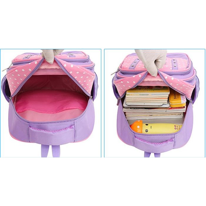 Balo bé gái cấp 1 hãng Kawaii size lớn cho lớp 3, 4, 5