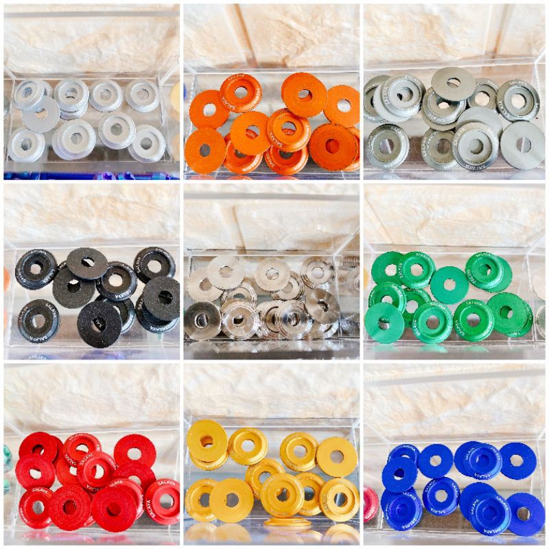 Lông đền salaya nhôm 6ly đủ các màu sắc