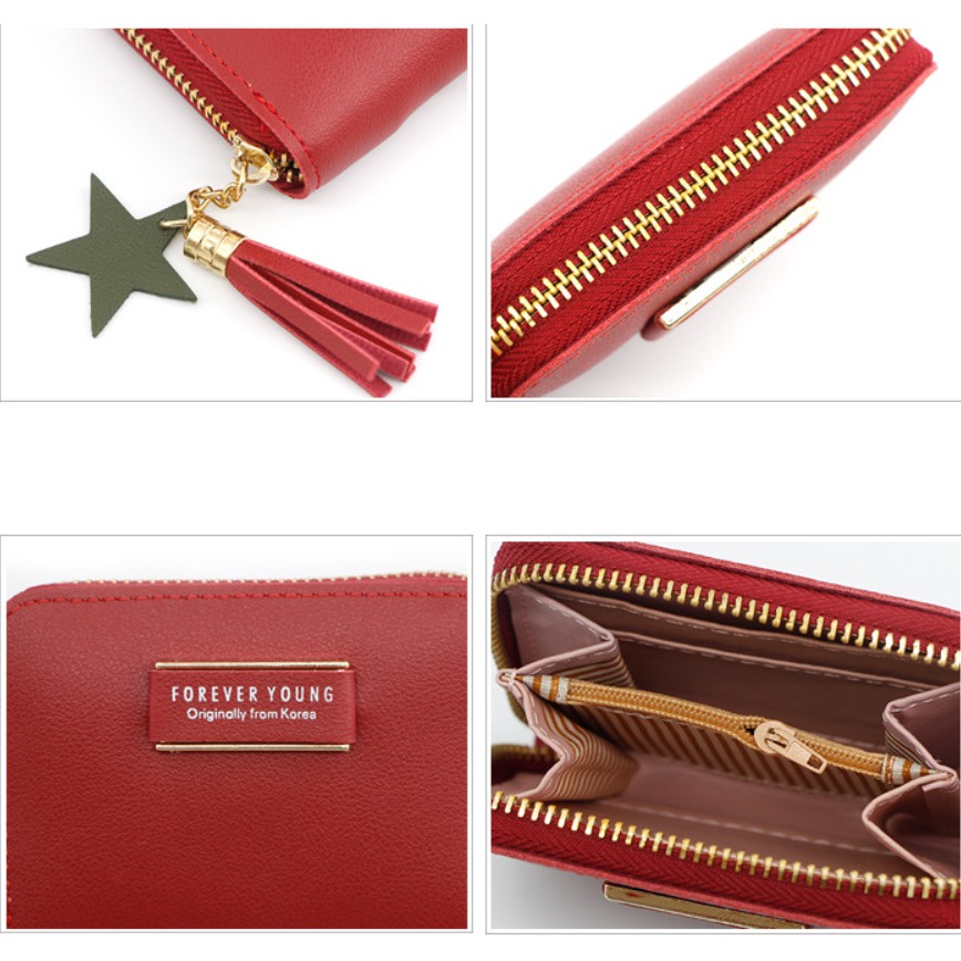 Ví mini thời trang foreveryoung kèm dây giữ cực xinh KDR-V276 KODOROS | BigBuy360 - bigbuy360.vn
