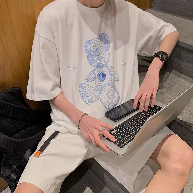 Áo thun phông form rộng tay lỡ nam nữ unisex AT 523