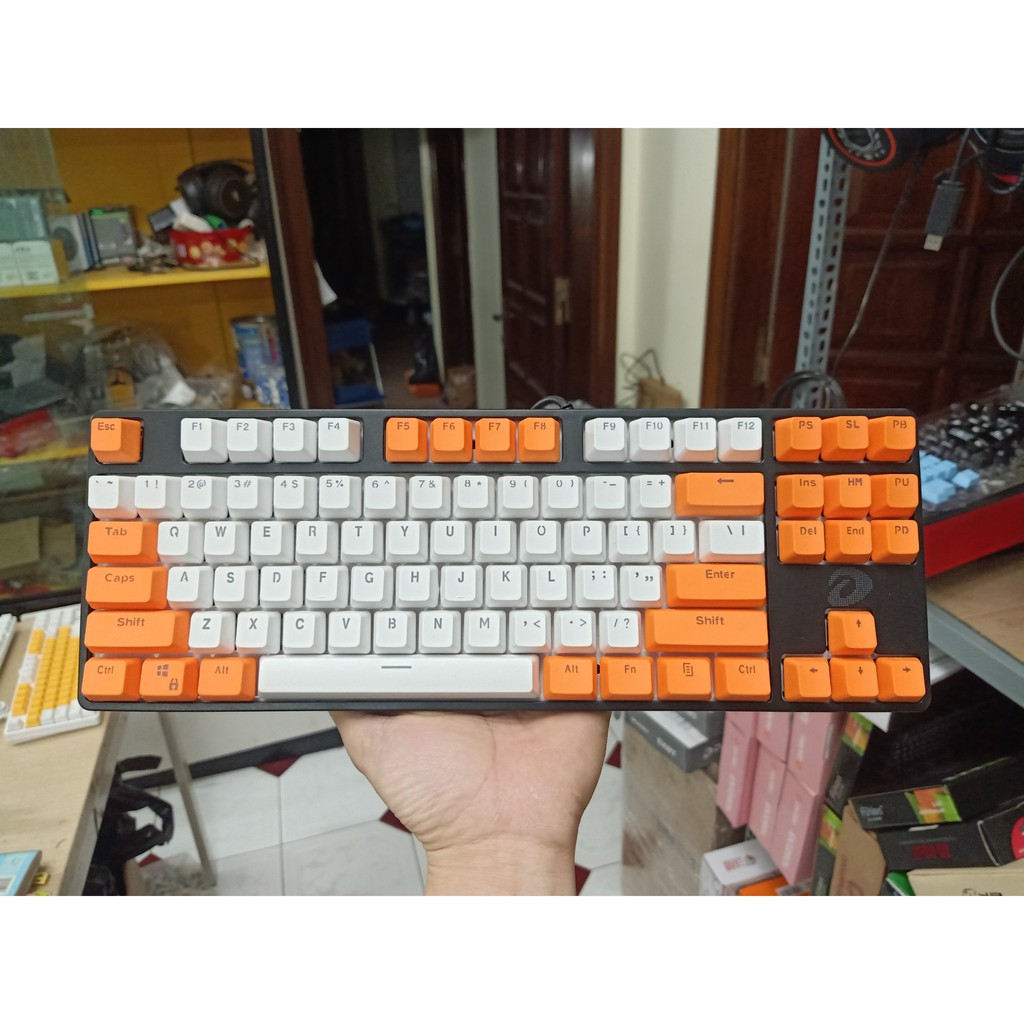 Nút keycap thay cho bàn phím cơ Dareu EK880 chất liệu ABS và PBT 87 nút