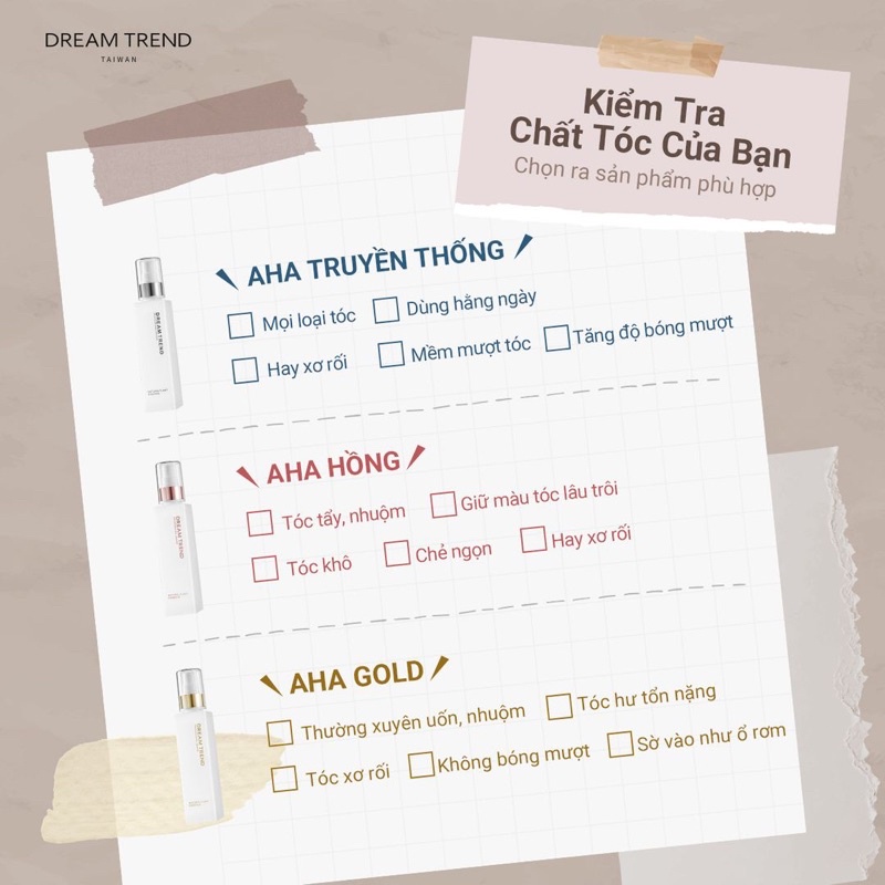 Tinh chất dưỡng tóc AHA DREAM TREND