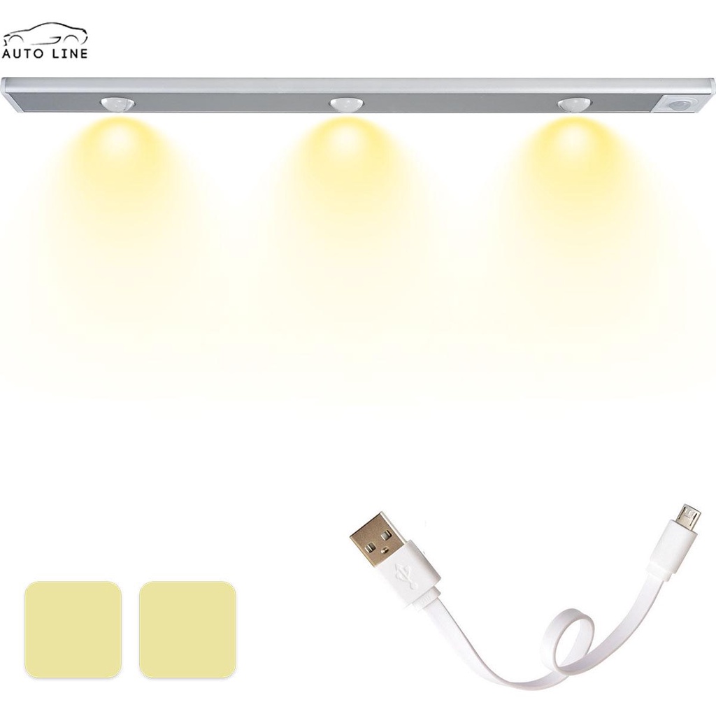 Đèn LED 3 Chế Độ Gắn Tường Cảm Biến Chuyển Động Chạy Pin 700mAh C0835