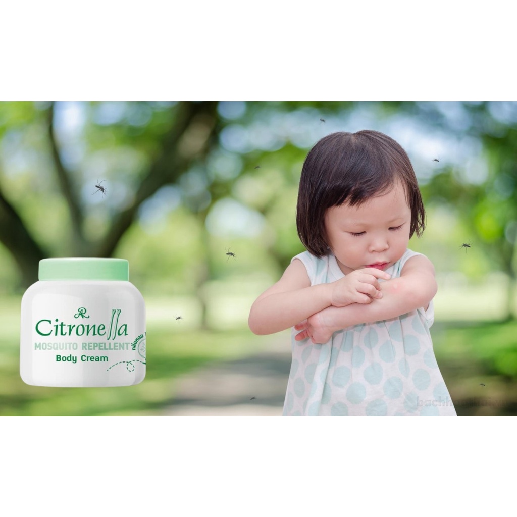 Kem đuổi muỗi AR Mosquito Repellent cıtronella Body Cream Thái Lan