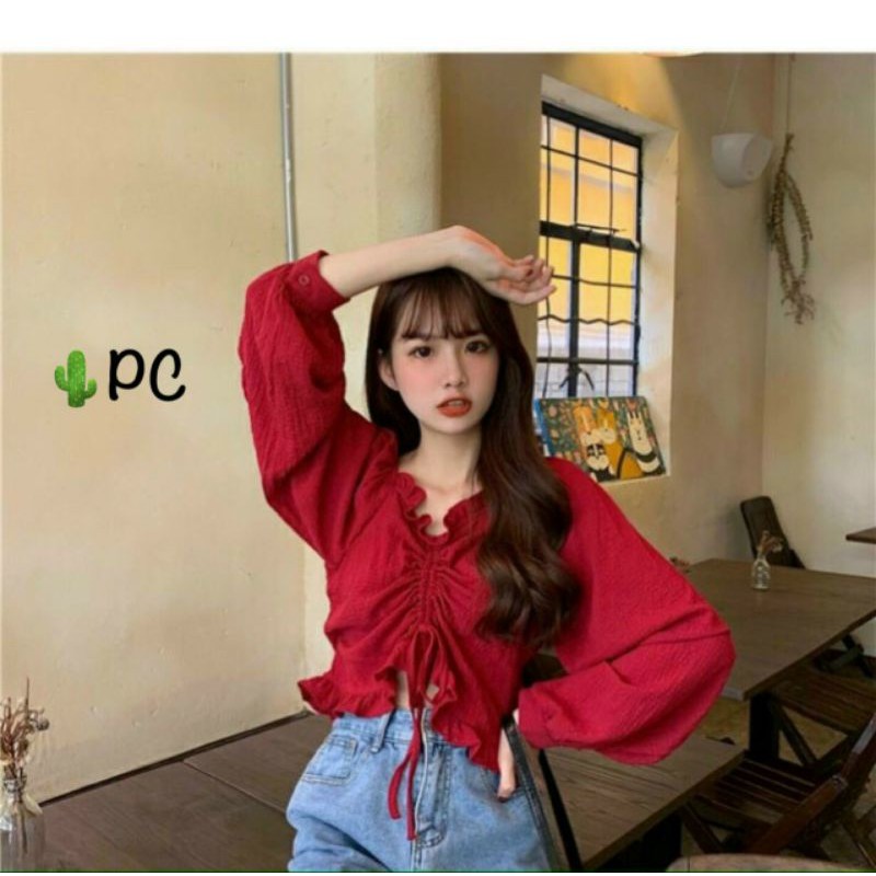 Áo bèo rút dây _PC alohashop91