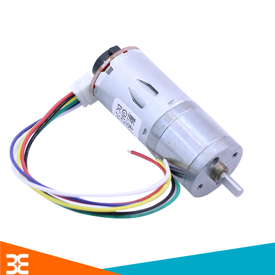 Động Cơ Encoder Giảm Tốc GM25-370, Động Cơ Giảm Tốc 12V-24V Dùng Trong Xe Mô Hình, Xe Tự Cân Bằng